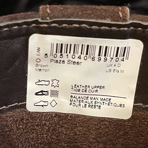 🤎 Clarks Plaza Steer Brown Knee High Boots 6.5 Leather Upper Suede Moto Comfy - Picture 9 of 9